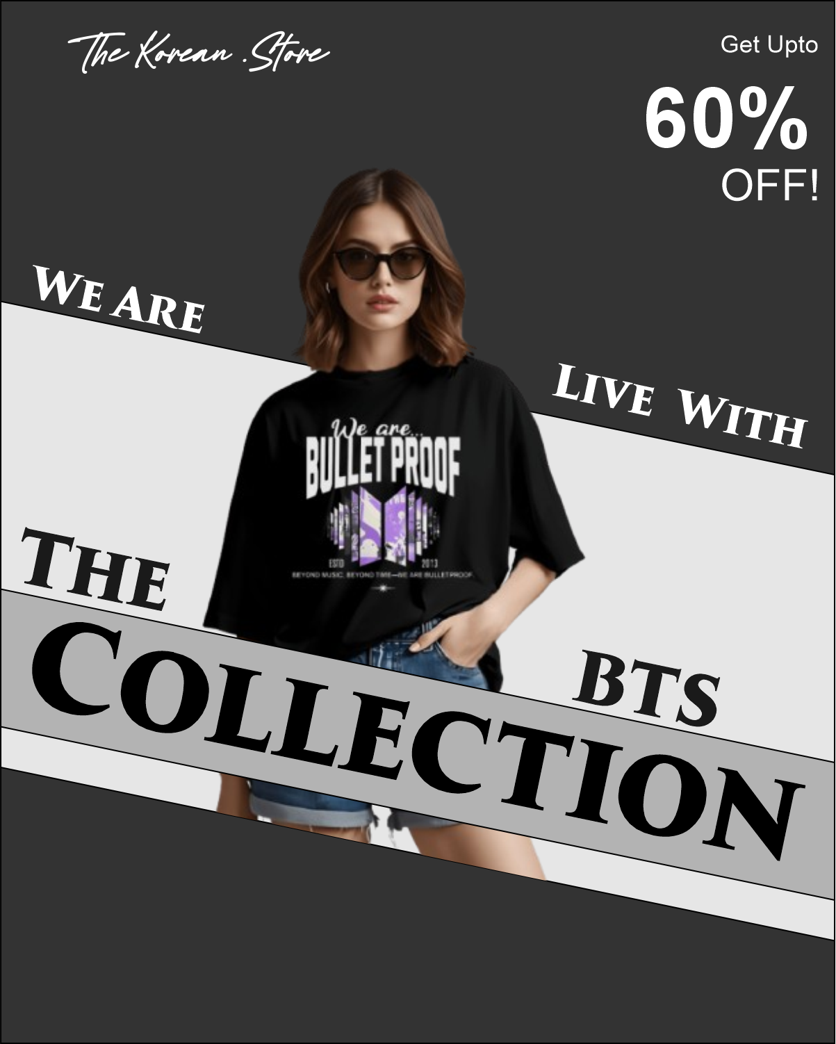 Oversized T-shirt X BTS