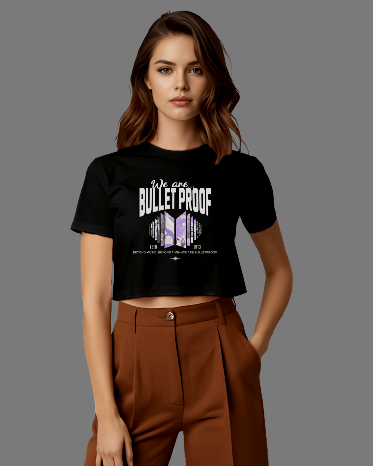 We Are Bulletproof Crop Top