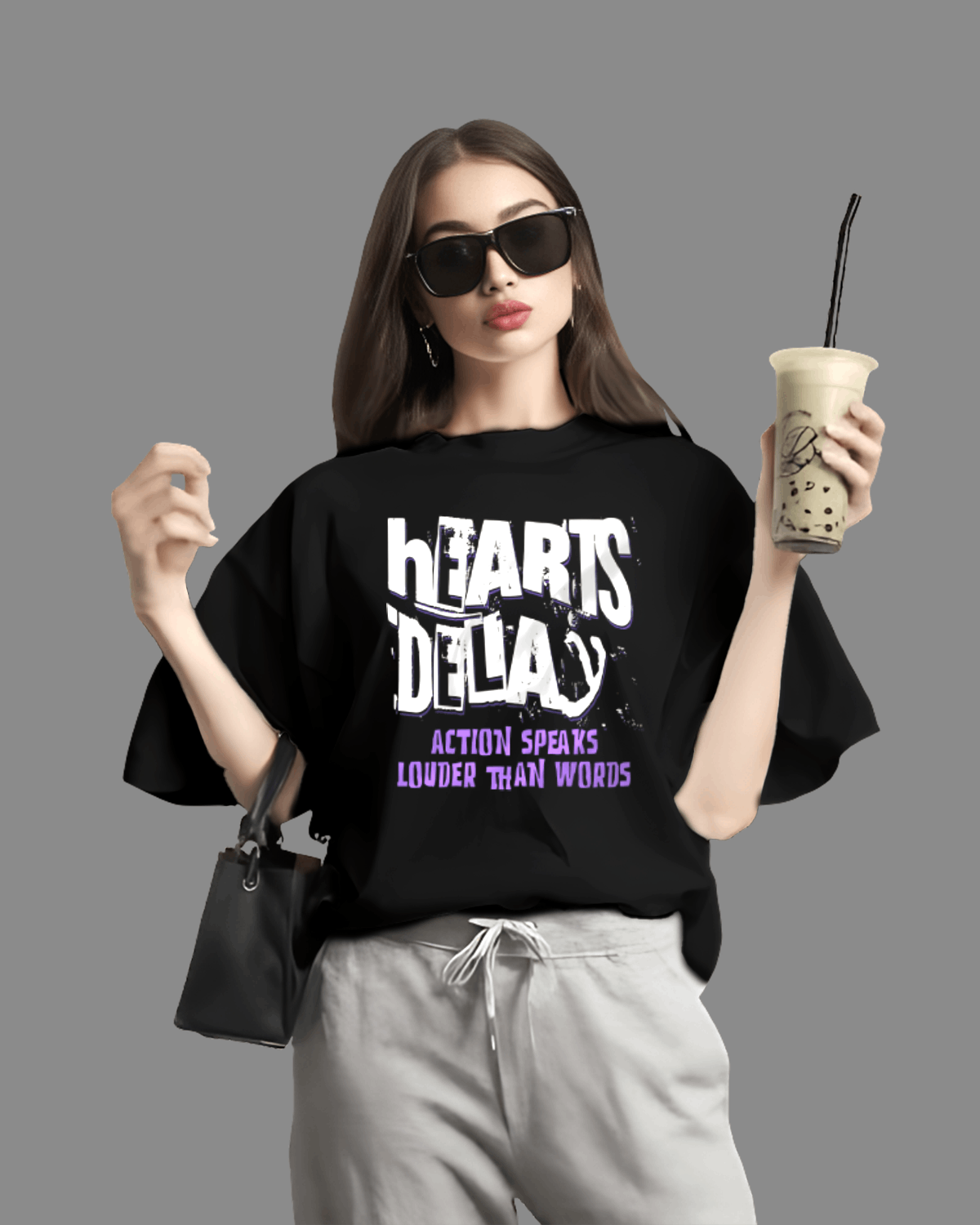 Hearts Delay Oversized Classic T-Shirt