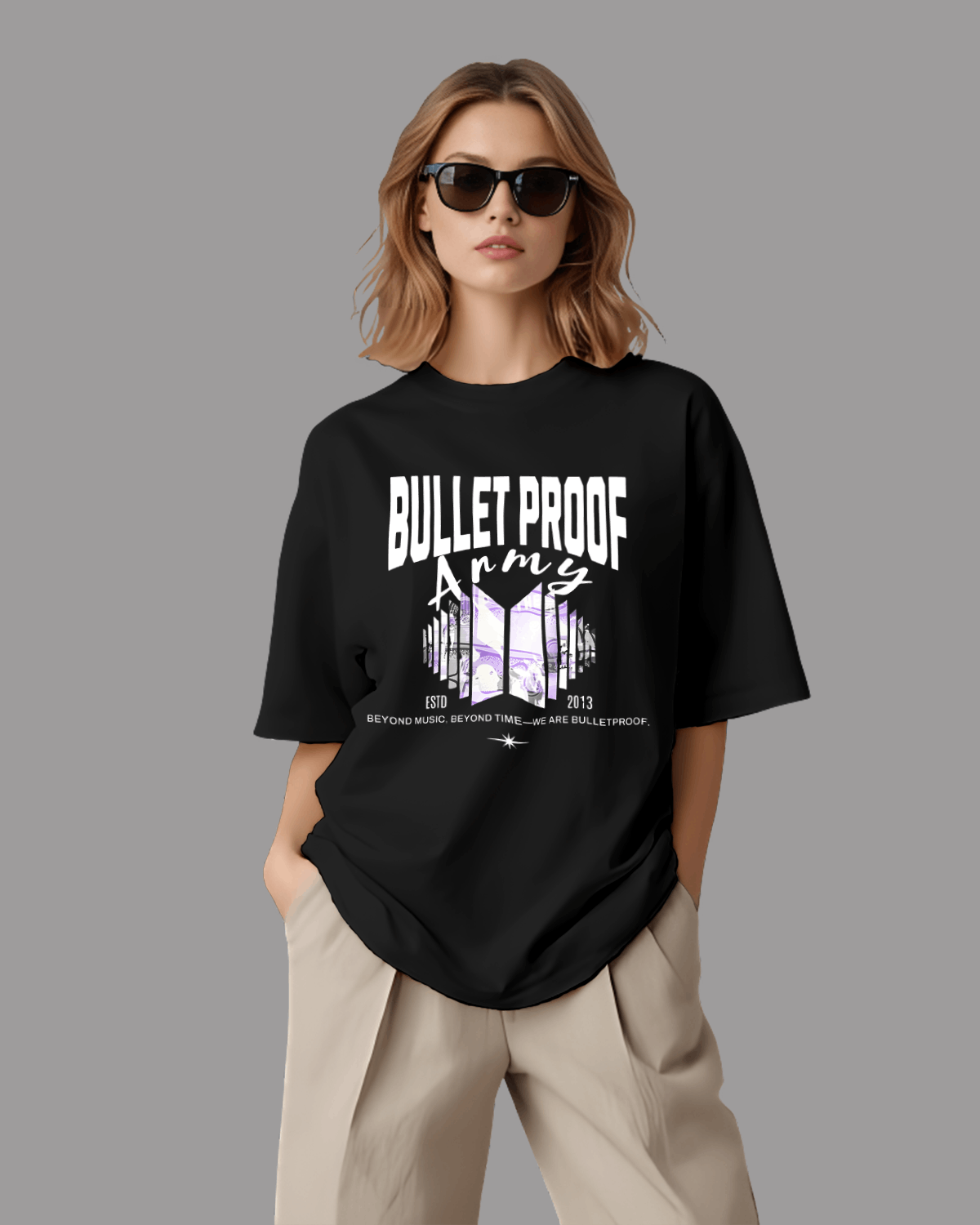 Bulletproof Army Oversized Classic T-Shirt