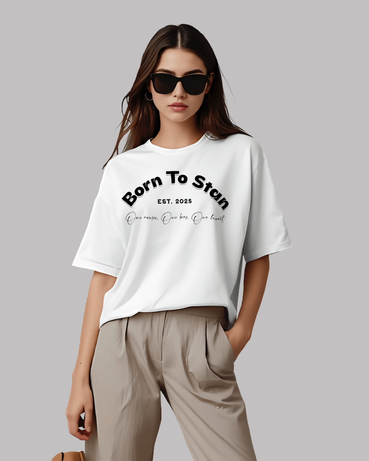 Born To Stan Oversized Classic T-Shirt