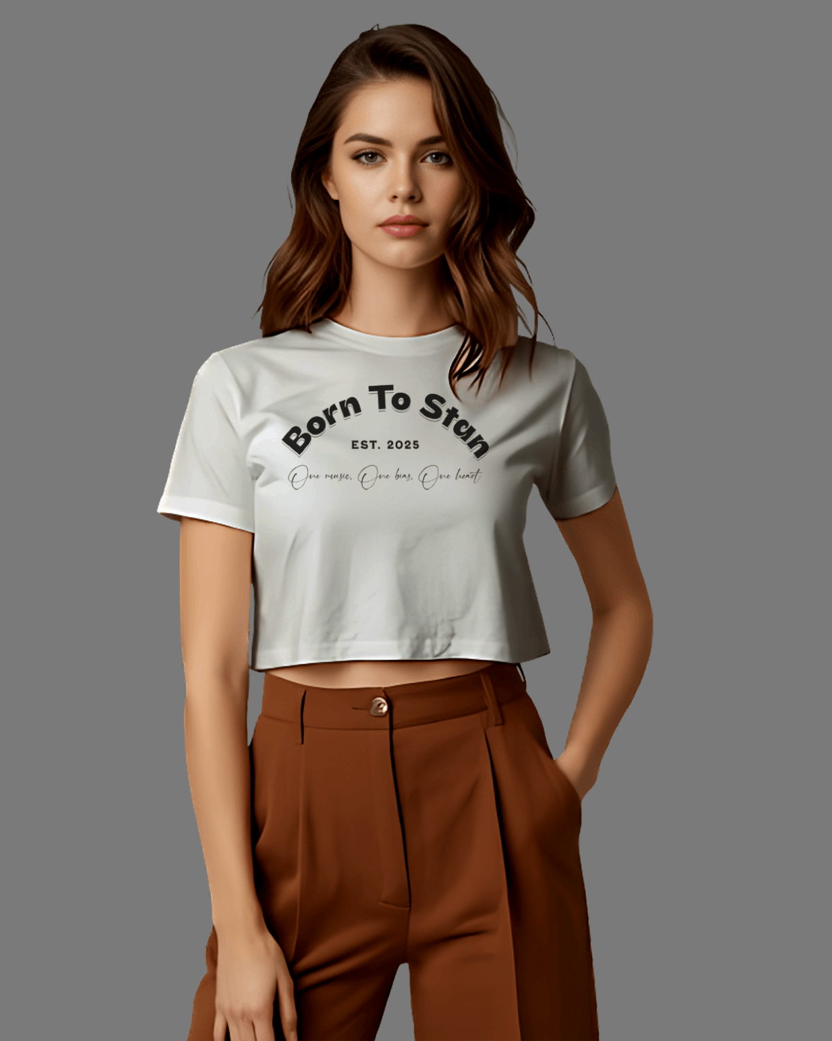 Born To Stan Crop Top